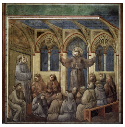 Настенные росписи, Джотто,  Сан-Франческо, Ассизи